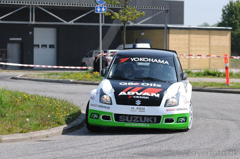 Glimt fra Rallysprint på Regnbueringen
(Foto: Jimmy Lerche (Coverfoto.dk))